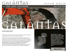 Tablet Screenshot of galantas.com